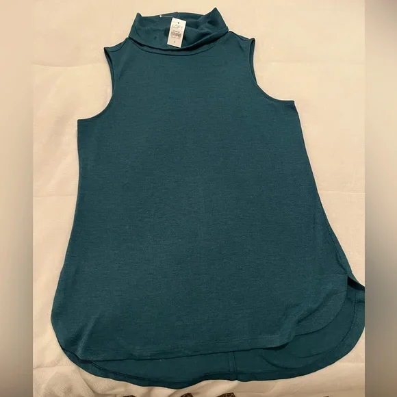 NWT Womens Ann Taylor Loft Blue Tank Top - Picture 2 of 6